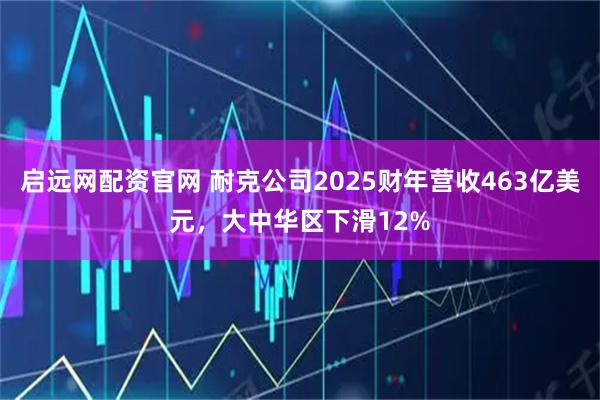 启远网配资官网 耐克公司2025财年营收463亿美元，大中华区下滑12%