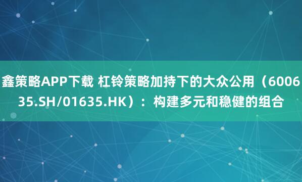 鑫策略APP下载 杠铃策略加持下的大众公用（600635.SH/01635.HK）：构建多元和稳健的组合