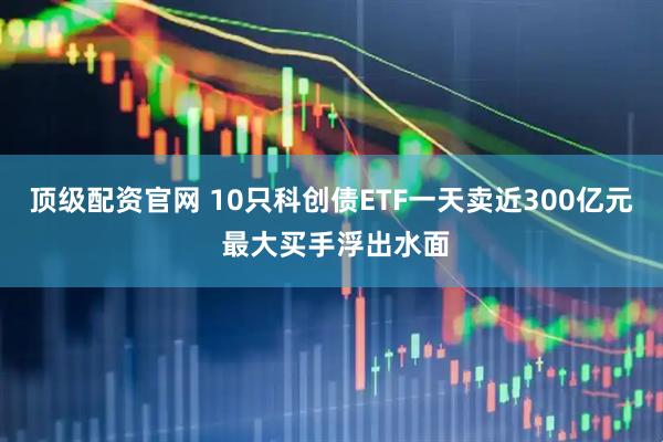 顶级配资官网 10只科创债ETF一天卖近300亿元 最大买手浮出水面