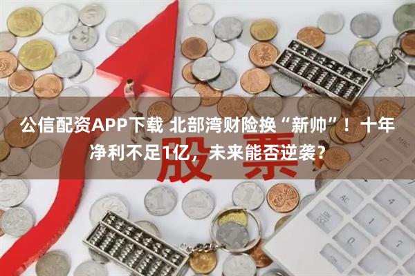 公信配资APP下载 北部湾财险换“新帅”!十年净利不足1亿,未来能否逆袭?